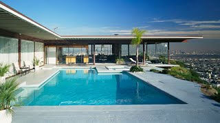 CaseStudyHouse 22  Stahl House by Pierre Koenig Complete overview history and walkthrough [upl. by Adirehs404]