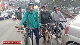 Let’s Pedal Bicycle Rally from Numaligarh to Kisama  Journalists Social Security amp Combat Climate [upl. by Einimod]