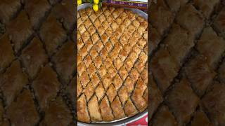 turkish baklava aboneol tatlı baklava recipe yemek food cooking shorts keşfet yemektarifi [upl. by Eiroj]