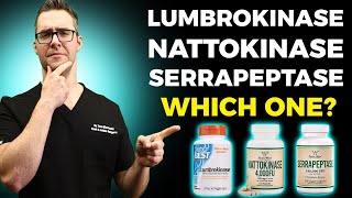 Lumbrokinase vs Nattokinase vs Serrapeptase Benefits Side Effects [upl. by Eelanej]