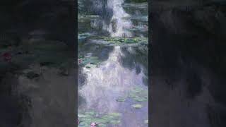 How to Draw an Impressionist Landscape of Claude Monet’s Lily Pond and Bridge Using Crayons [upl. by Aronow224]