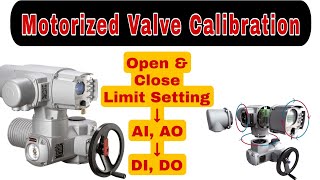 Rotork Motorized valve Calibration  Rotork MOV [upl. by Imorej669]