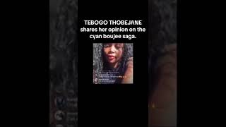 Tebogo Thobejane shares her thoughts on Cyan Boujees sex tape [upl. by Ylera783]