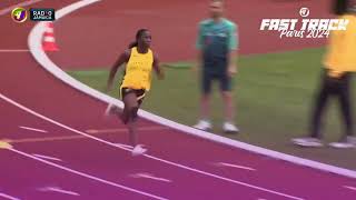 ShellyAnn FraserPryce Training Session in Paris [upl. by Piotr]