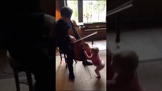 When your baby dance to the cello 🥰🎶 [upl. by Ree92]