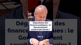 Dégradation des finances publiques  le Gouvernement savaitil dès février [upl. by Yaluz281]