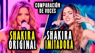 YO ME LLAMO SHAKIRA vs SHAKIRA ORIGINAL  Comparación de voces [upl. by Benji]