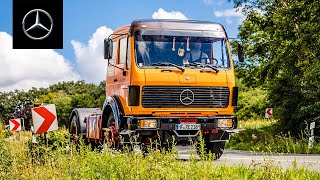 Dennis and his NG 1936 S  MercedesBenz Trucks [upl. by Alacim]