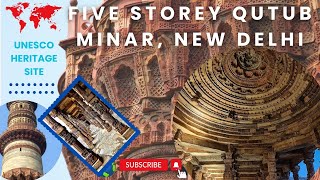 43 UNESCO Heritage site in New Delhi India  12th Century  History  Information  Minar [upl. by Nnaylime505]