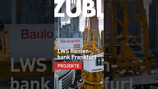 Wieviel Action für den Aufbau eines Krans notwendig ist ZÜBLIN Ja züblin baulogisitik crane [upl. by Yliak]