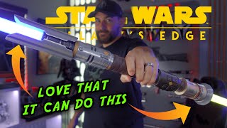 New Galaxys Edge CAL KESTIS JEDI SURVIVOR Legacy Lightsaber Review [upl. by Aryad860]