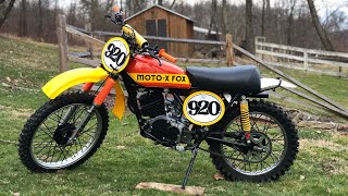 Building a budget vintage racer out of a 1972 Suzuki TS 185 part 2 first start up  BrianCF307 [upl. by Hecklau534]