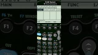 TI89 2SampFTest test of population variances and inverse F [upl. by Remled]