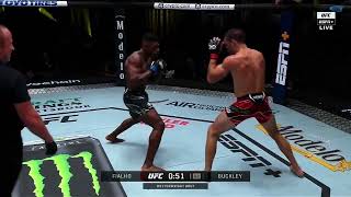 Joaquin Buckley KOs Andre Fialho  UFC VEGAS 73 [upl. by Nonnelg]