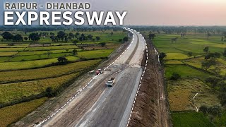 Raipur Dhanbad Economic Corridor Progress Update  Bilaspur  Urga 6 Lane Road Project Part2 [upl. by Elak689]