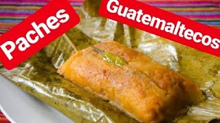 RECETA DE PACHES DE PAPA GUATEMALTECOS O TAMALES DE PAPA 👍😊 [upl. by Thora57]