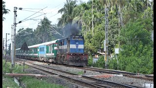 HazarduariWAG9Maitree ExpressBack to back morning trains skipping Simurali at good speed [upl. by Katlin]