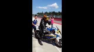 Imola BMW GoldBet WSBK Test 02072013 [upl. by Atinev]