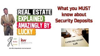 What Landlord amp Tenants MUST Know About Security Deposits  Real Estate Explained 252 [upl. by Anomer566]