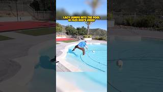 Lacy had to jump in FaZe Rug’s Pool 🙏 lacy funny faze rug fazerug stableronaldo viral [upl. by Parsifal438]