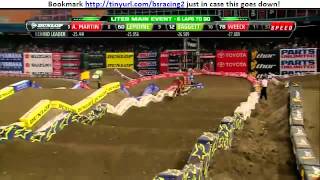 2012 Toronto Supercross 250 Lites Main event RD11 HD [upl. by Dotti]