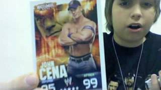 unboxing wwe slam attax trading cards [upl. by Cora492]