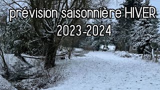 Un vrai HIVER FROID  prévision saisonnière HIVER 20232024 [upl. by Eidnarb]