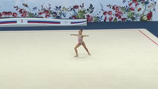 Sofia Ilteriakova Free hands 2625 TAA Junior Nationals 2022 [upl. by Eserehs759]