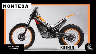 Montesa Cota 4RT Keihin remap ecu TunerPro maps [upl. by Enautna126]