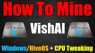 How To Mine VishAI  CPU Tweaking Most Profitable Coin On The Market [upl. by Uon]