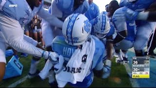 UNC Football Bug Howard Hauls in GameWinning TD vs Pittsburgh [upl. by Kimble]