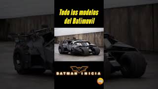 🔥🦇Los modelos del Batimovil en live action De 1966 a 2022 Batman movie cine dc cine [upl. by Ethe]