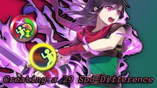 FEH  Creating a 29 Spd difference thanks to Seal Spd 4 ft Fallen Mareeta [upl. by Poore]