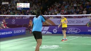 WS Bronze  PV Sindhu vs TEE JY  2014 Commonwealth Games badminton [upl. by Narrat]