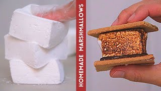 BEST HOMEMADE MARSHMALLOWS RECIPE [upl. by Edwina]