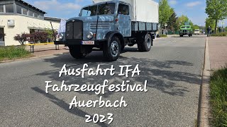 Ausfahrt vom IFA Fahrzeugfestival 2023 Rebesgrün volle Länge [upl. by Jorey]