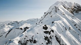 Andermatt Freeride skiing  dji mavicpro short edit [upl. by Ardnauq]