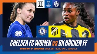 Chelsea vs BK Häcken  UEFA Womens Champions League 202324 Matchday 3 Full Match [upl. by Annawek]