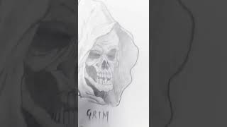 Grim reaper 💀☠️💀  skull grimreapers art phonk [upl. by Anilehcim]