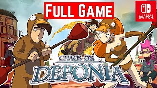 Chaos on Deponia Switch FULL GAME Gameplay Walkthrough  No Commentary [upl. by Maxantia]