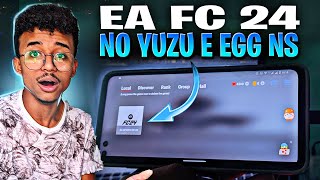 TESTEI O EA FC 24 NO YUZU E NO EGG NS emulador de nitendo switch [upl. by Atteuqaj]