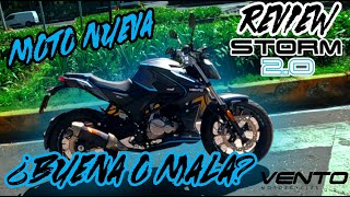 NUEVA VENTO STORM 20 2025  Haremos el review más honesto  Nueva moto en el canal 🏍️bandidoMV [upl. by Je]