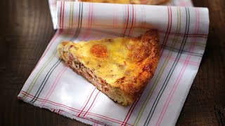 Recette  Quiche lorraine express [upl. by Calisa]