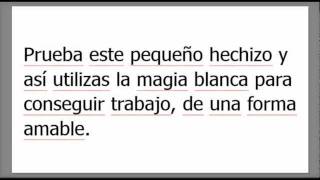 Te gustaría usar la magia blanca para conseguir trabajomp4 [upl. by Acsisnarf]