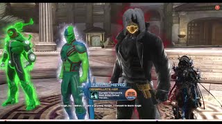 Dcuo CR 409 Cursed Themyscira Elite last boss   Justice League Dark Episode 46  Hardlight dps HL [upl. by Ibbison]