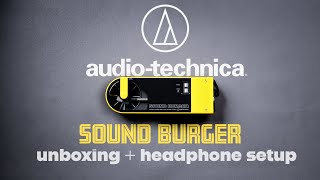 Unboxing the SOUND BURGER  Audio Technica ATSB727 Turntable ASMR [upl. by Sonni]