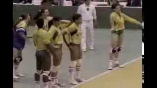 Womens Volleyball World Cup 1991  Brazil vs China [upl. by Adora]