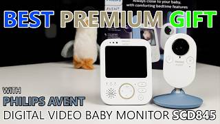 Reviewing PHILIPS AVENT DIGITAL VIDEO BABY MONITOR PREMIUM SCD845 [upl. by Layman544]