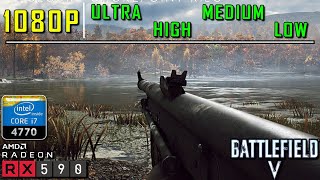 Battlefield V on AMD RX 590  All Settings Tested [upl. by Lunneta]