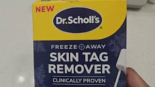 Review of Dr Scholls skin tag remover kitbig NO for me [upl. by Pulchia]